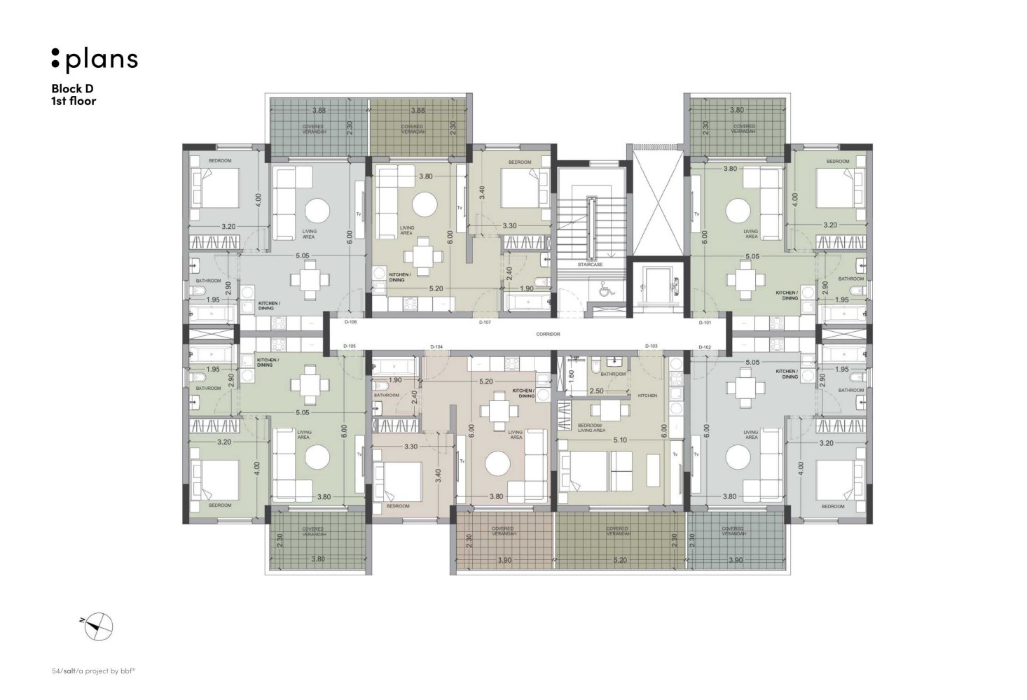 55.82m2 Apartment in Limassol, Cyprus No. 64263
