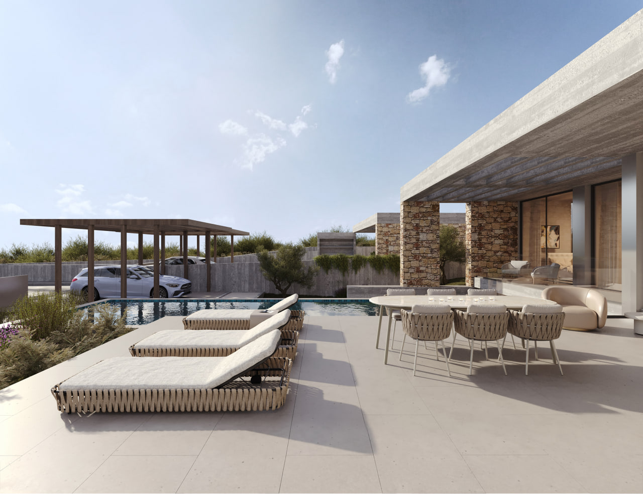 4 chambres Villa à Paphos, Chypre No. 64773