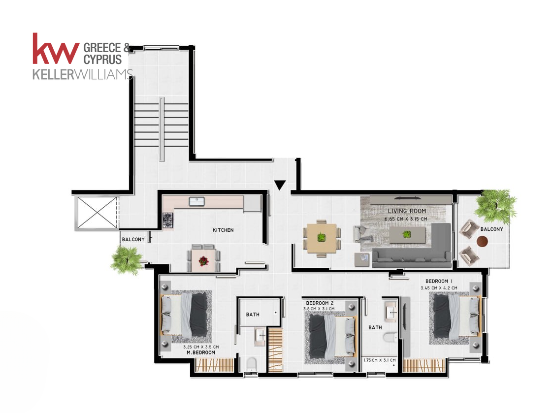 3 bedrooms Apartment in Larnaca, Larnaka, Cyprus No. 52149