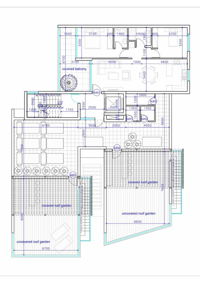 2 bedrooms Penthouse in Larnaca, Larnaka, Cyprus No. 64928