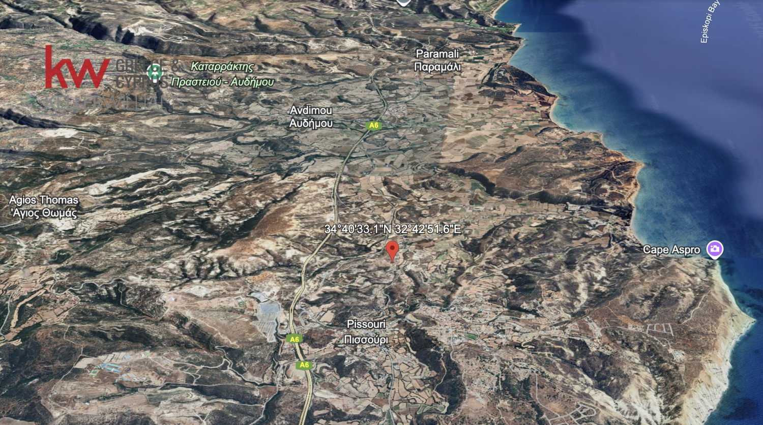 2555m2 Land in Pissouri, Limassol, Cyprus No. 60689