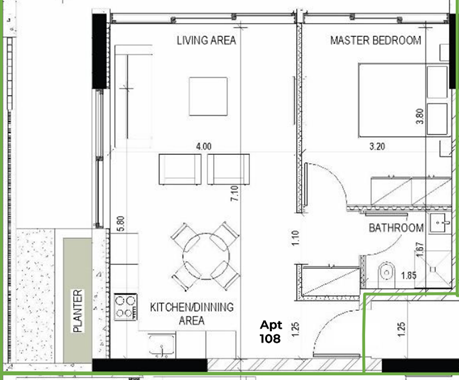 1 chambre Appartement à Paphos, Chypre No. 63829
