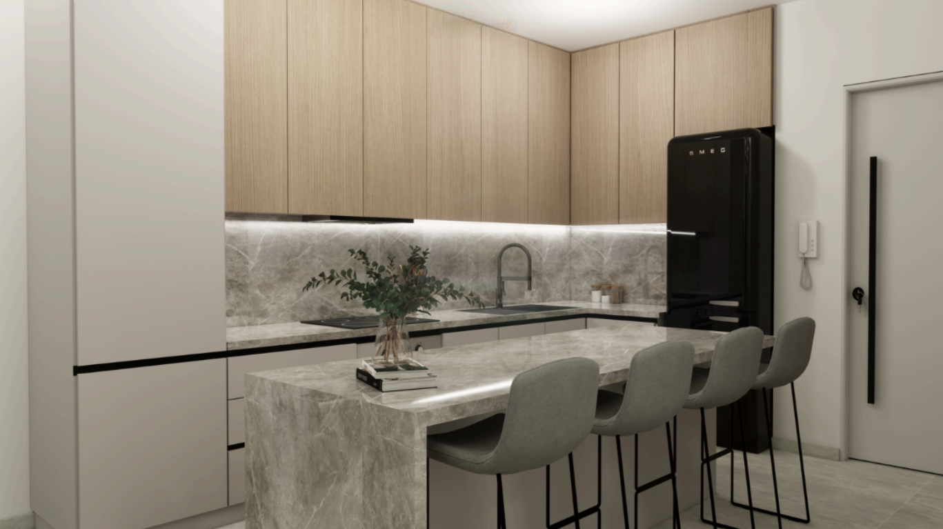 2 dormitorios Apartamento en Larnaca, Larnaka, Chipre No. 62168