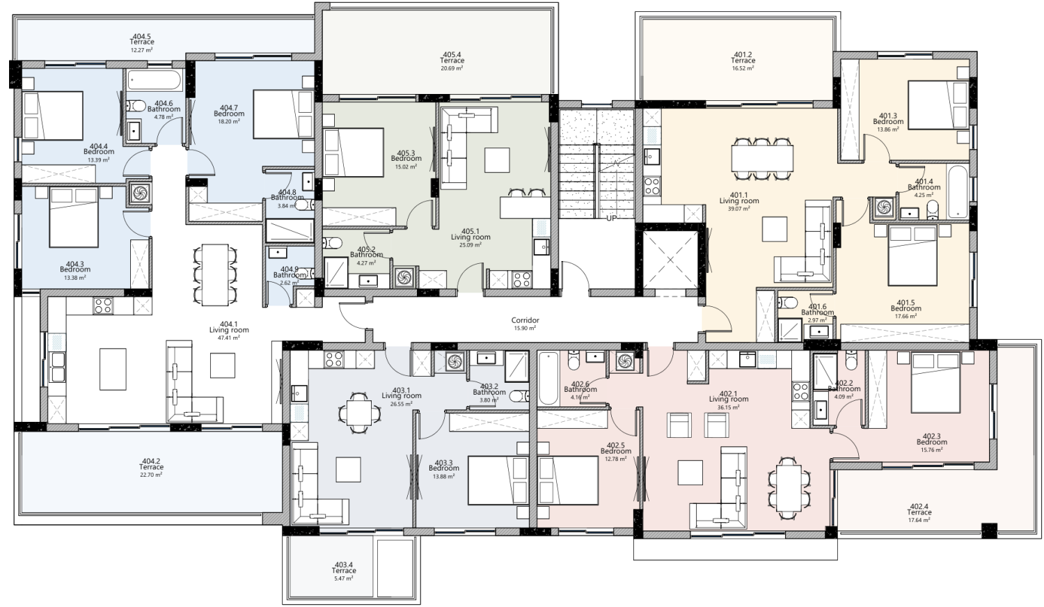 3 chambres Appartement à Limassol, Chypre No. 64468