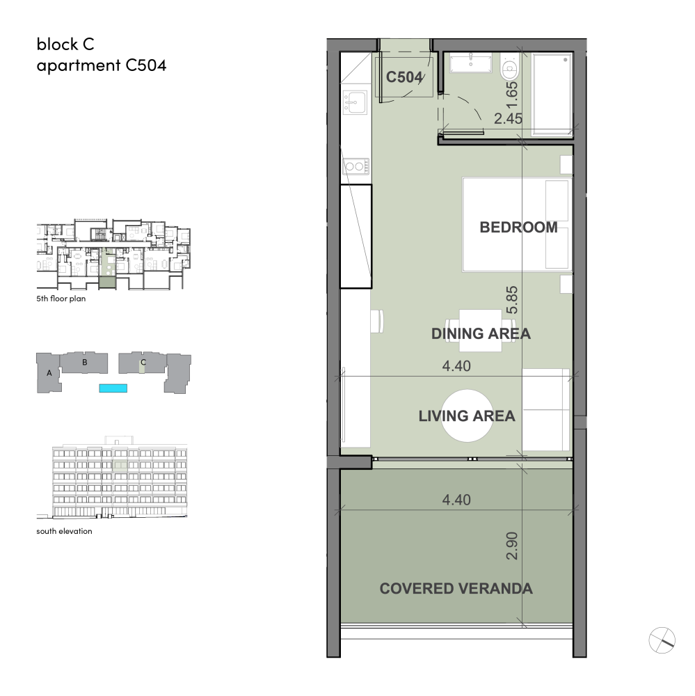 69.56m2 Apartment in Limassol, Cyprus No. 65203
