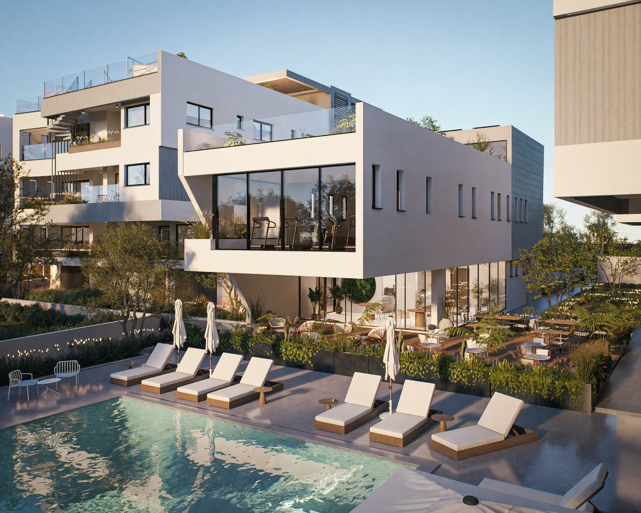 1 dormitorio Apartamento en Geroskípou, Paphos, Chipre No. 61066