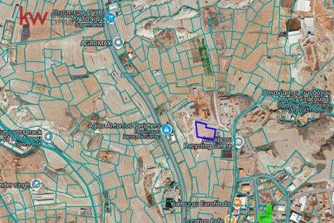 Земельный участок 4186м2 в Арадипу, Ларнака, Кипр № 39754