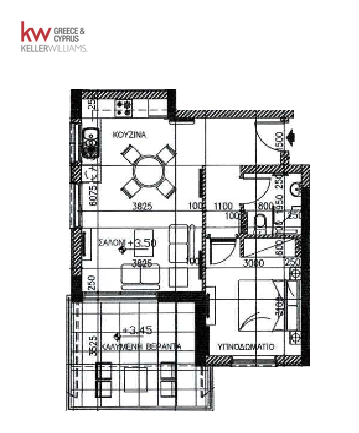 1 bedroom Apartment in Ayios Dhometios, Nicosia, Cyprus No. 60865
