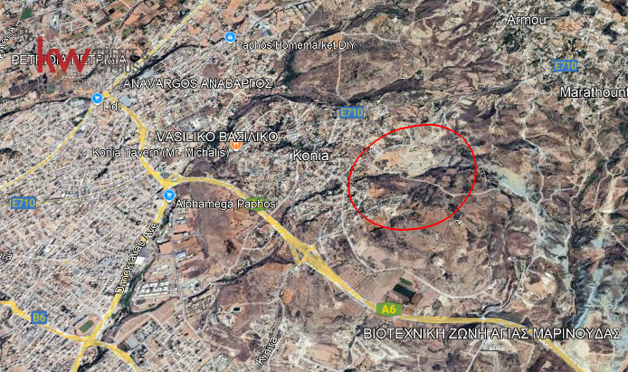 18061m2 Land in Konia, Paphos, Cyprus No. 60765