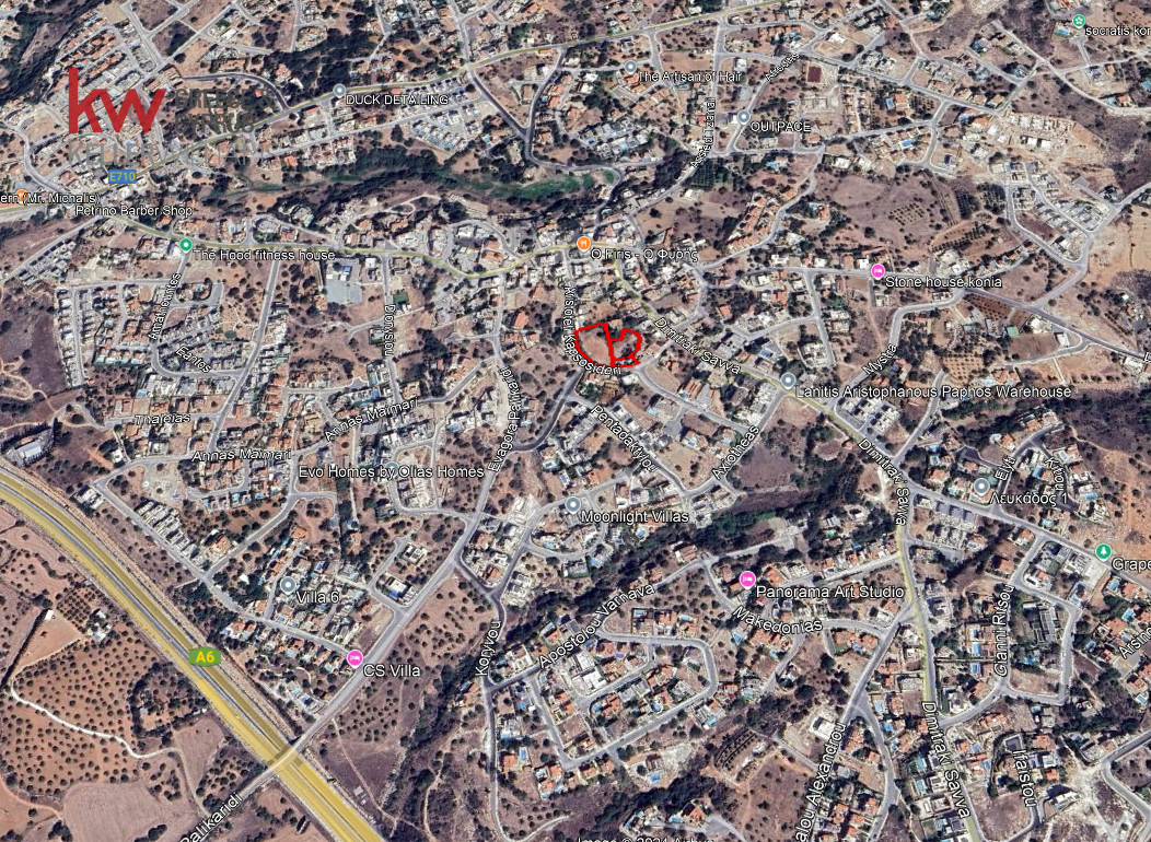 3817m2 Land in Konia, Paphos, Cyprus No. 60754