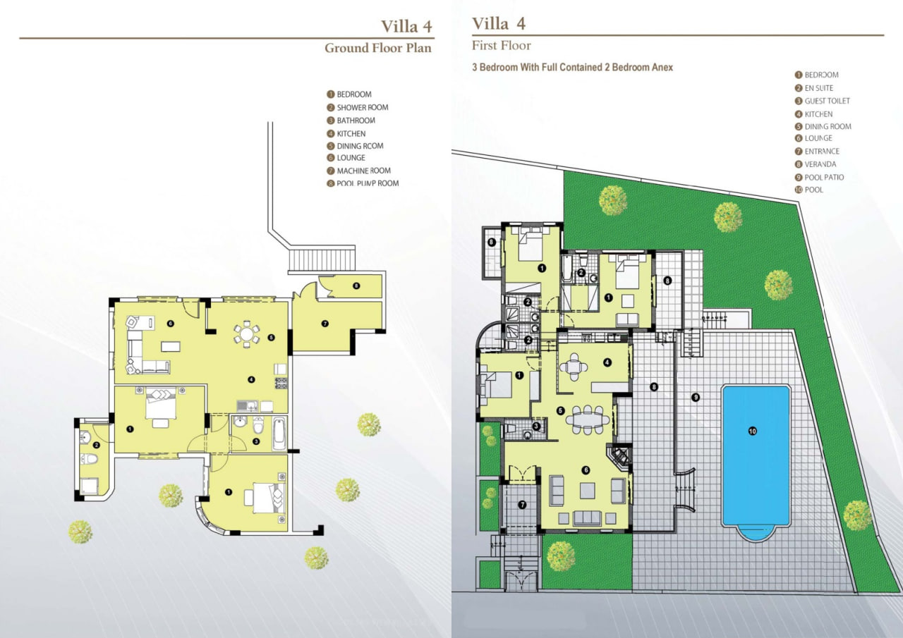 5 chambres Villa à Paphos, Chypre No. 64501