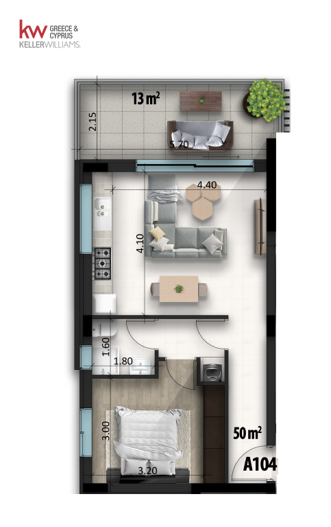 1 bedroom Apartment in Livadia, Larnaka, Cyprus No. 63189
