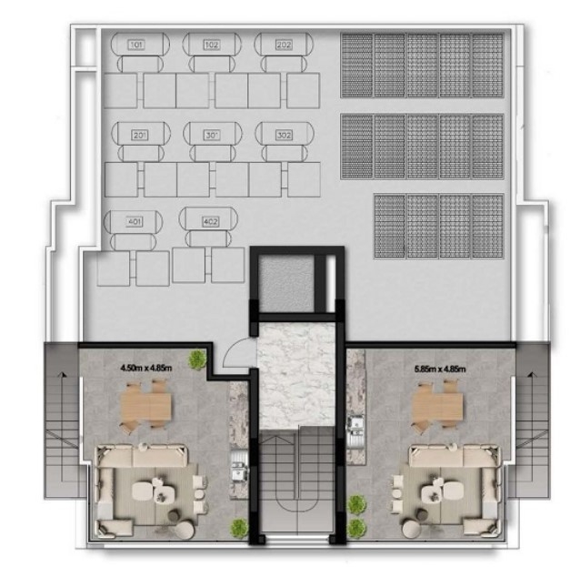 2 dormitorios Apartamento en Larnaca, Larnaka, Chipre No. 61665