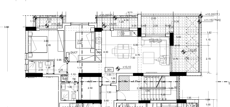 2 bedrooms Penthouse in Neapolis, Limassol, Cyprus No. 64000