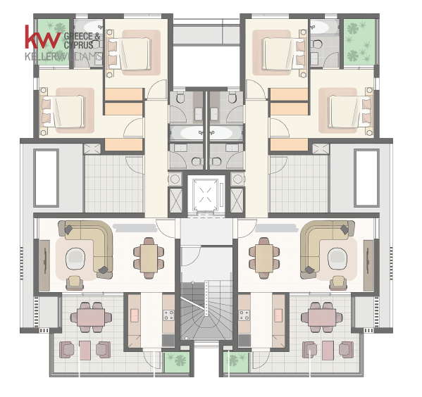 2 dormitorios Apartamento en Larnaca, Larnaka, Chipre No. 60020