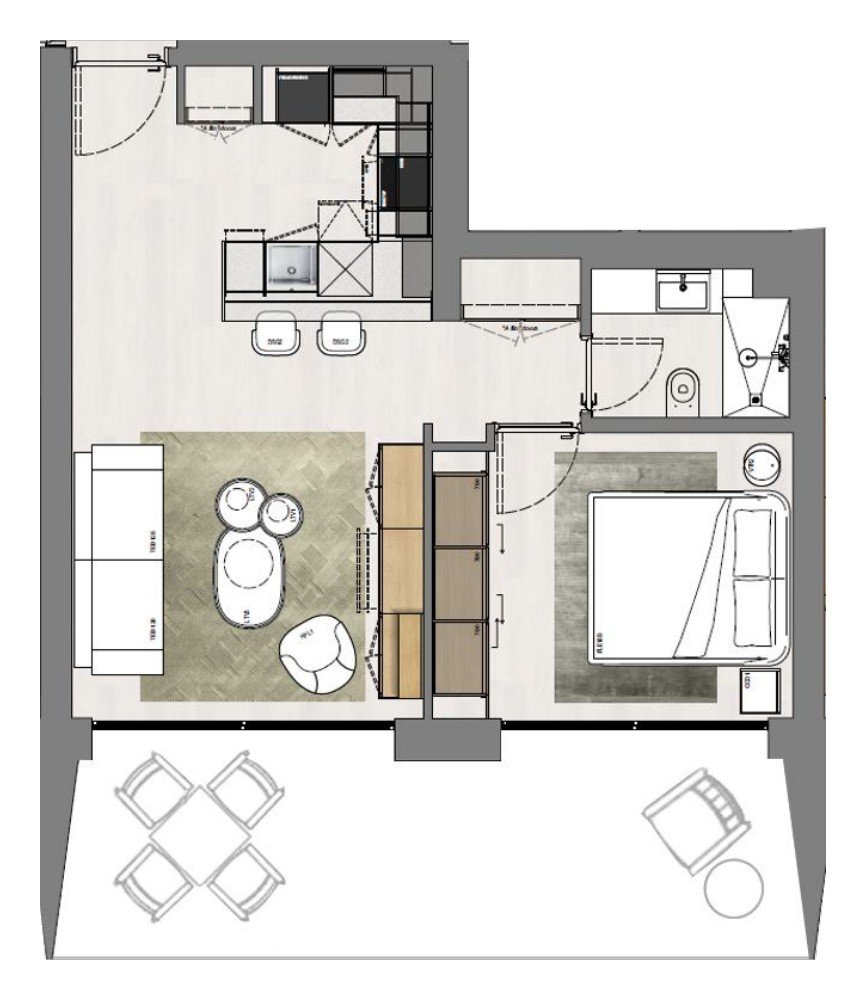 1 bedroom Apartment in Limassol, Cyprus No. 63742