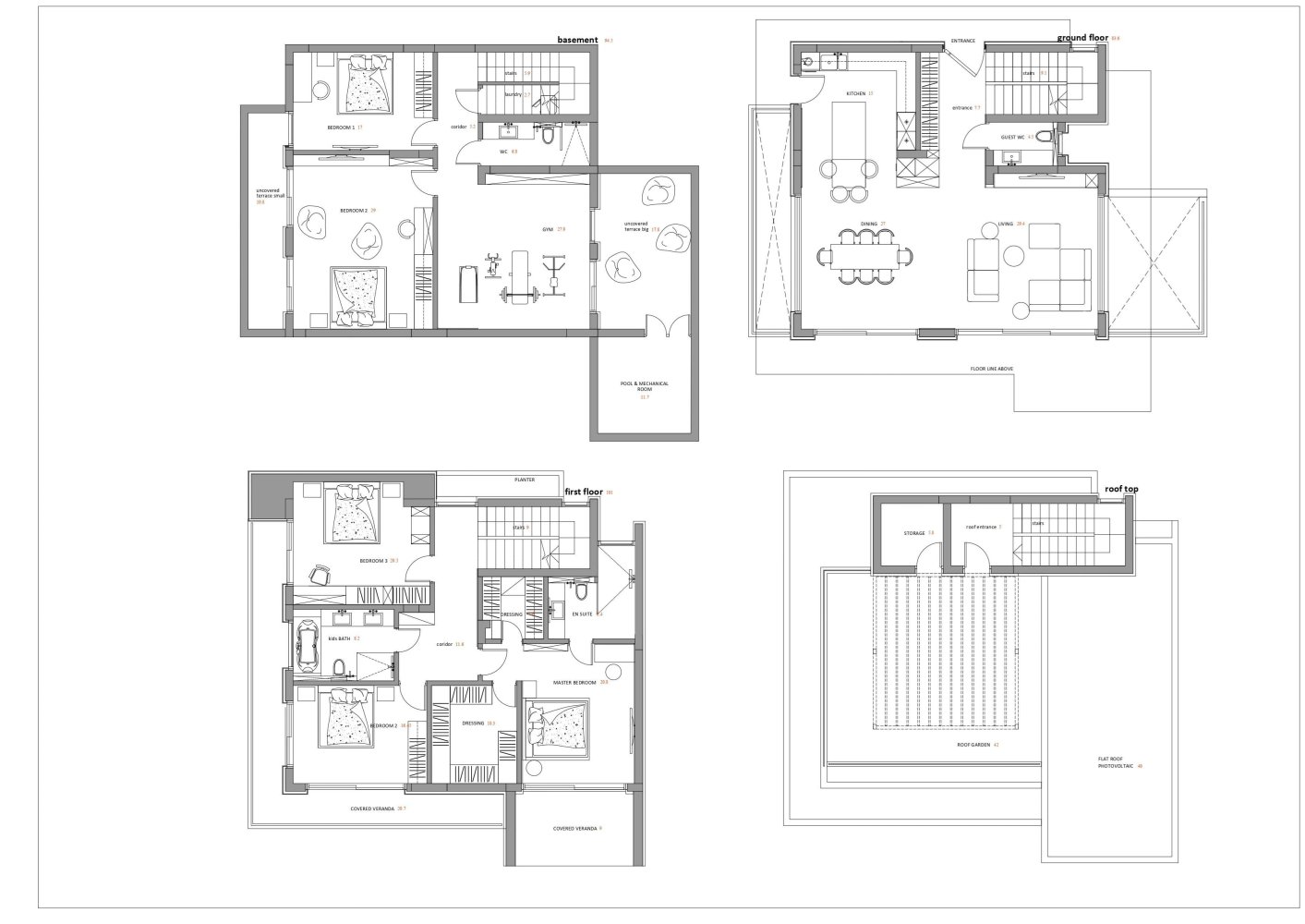 5 chambres Villa à Paphos, Chypre No. 64774