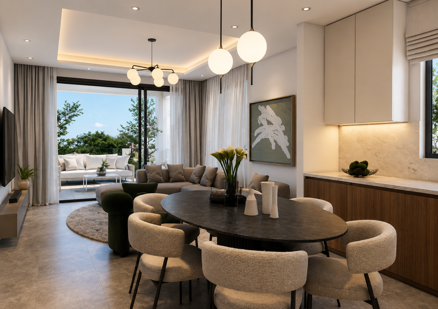 1 chambre Appartement à Deryneia, Ammochostos, Chypre No. 63141