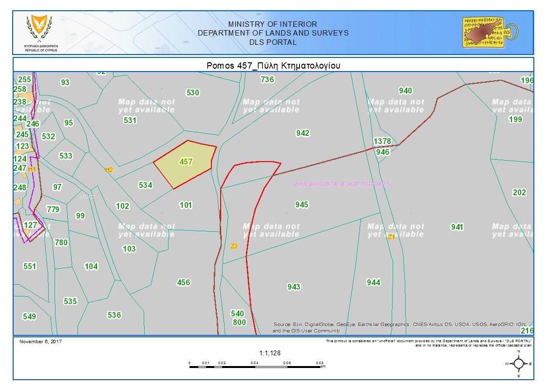 414m2 Land in Pomos, Paphos, Cyprus No. 56749