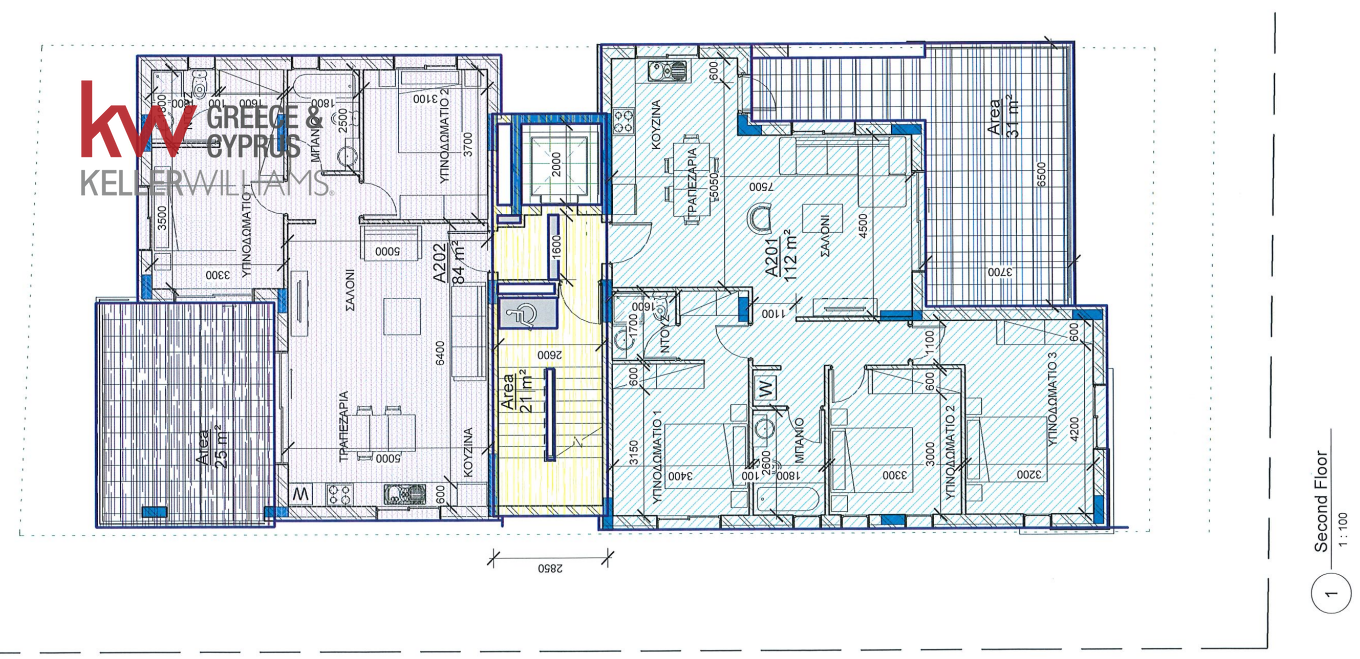 3 bedrooms Apartment in Aradippou, Larnaka, Cyprus No. 40612
