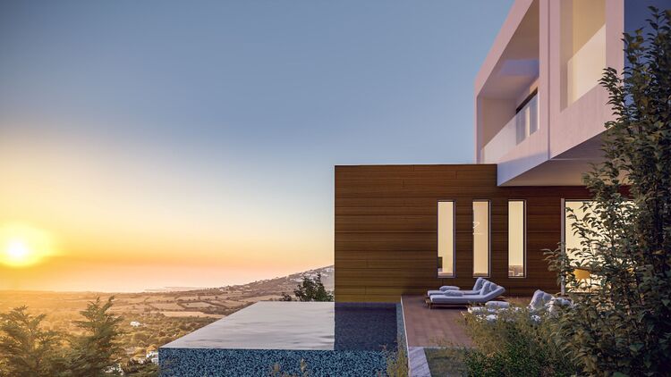 Вилла с 3 спальнями в Пафос, Кипр № 65381