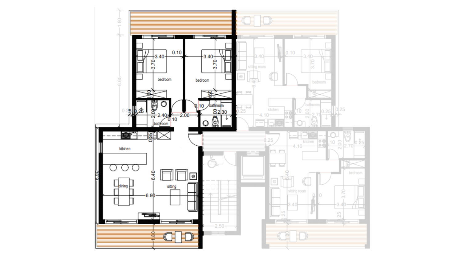 2 chambres Appartement à Paphos, Chypre No. 65172
