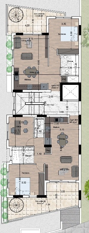 1 bedroom Penthouse in Larnaca, Larnaka, Cyprus No. 63505
