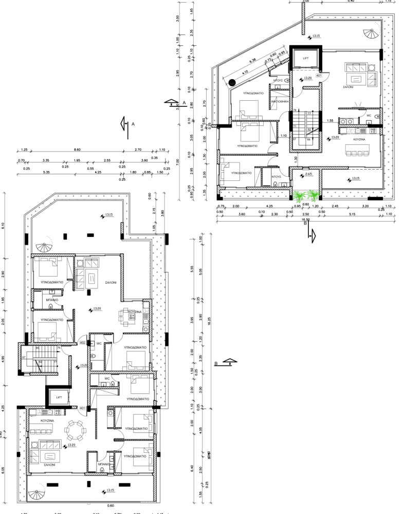 Пентхаус с 3 спальнями в Агиос Иоаннис, Лимассол, Лимасол, Кипр № 64670