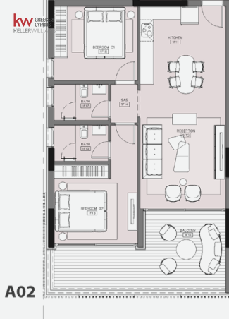2 bedrooms Apartment in Livadia, Larnaka, Cyprus No. 61118