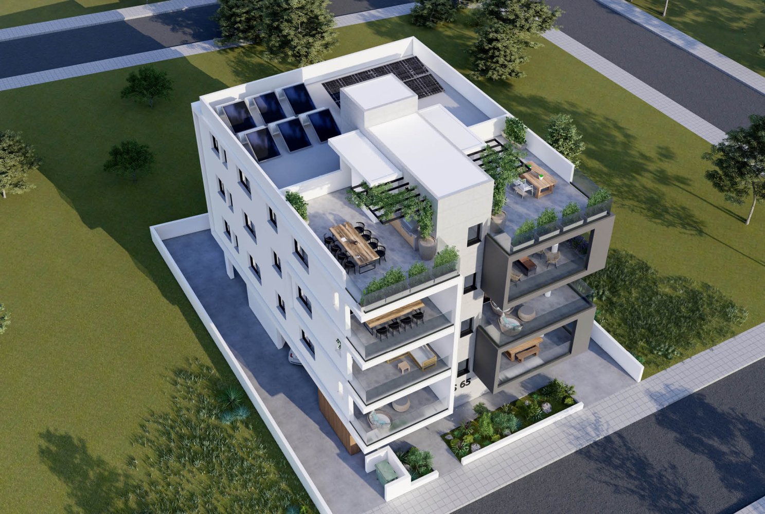 3 bedrooms Penthouse in Larnaca, Larnaka, Cyprus No. 64353