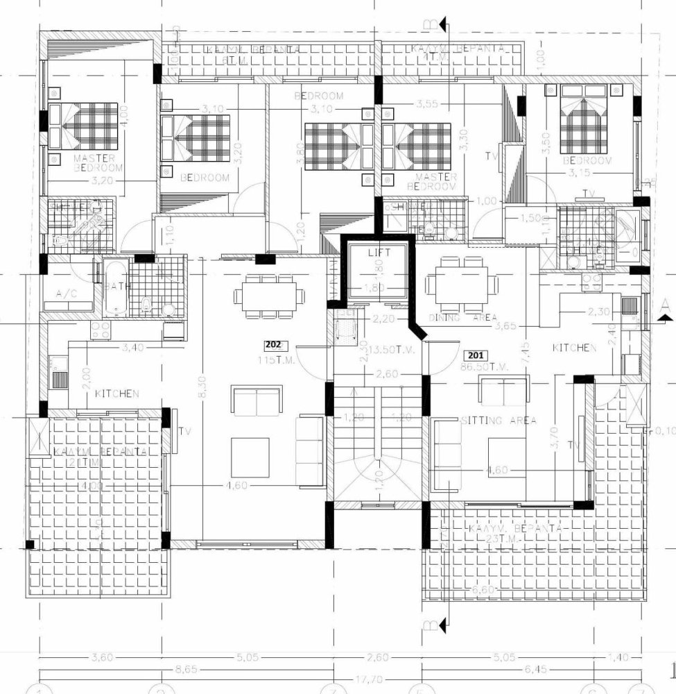 3 dormitorios Apartamento en Limassol, Chipre No. 65024