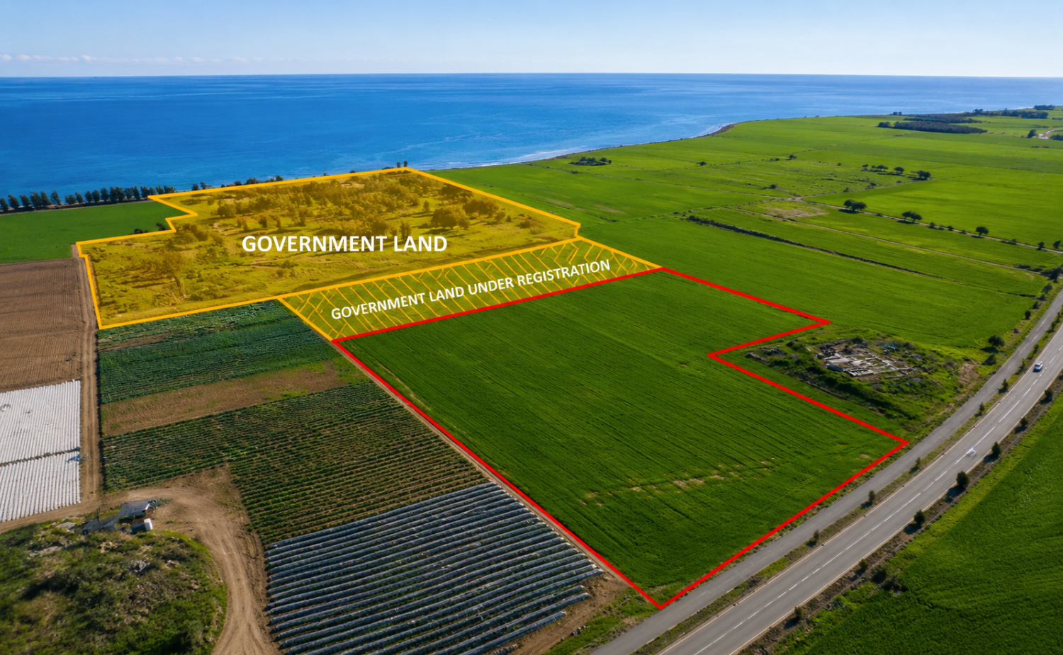 16467m2 Terrain à Softades, Larnaka, Chypre No. 61409