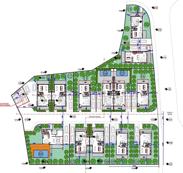 Вилла с 3 спальнями в Месоги, Пафос, Кипр № 59679