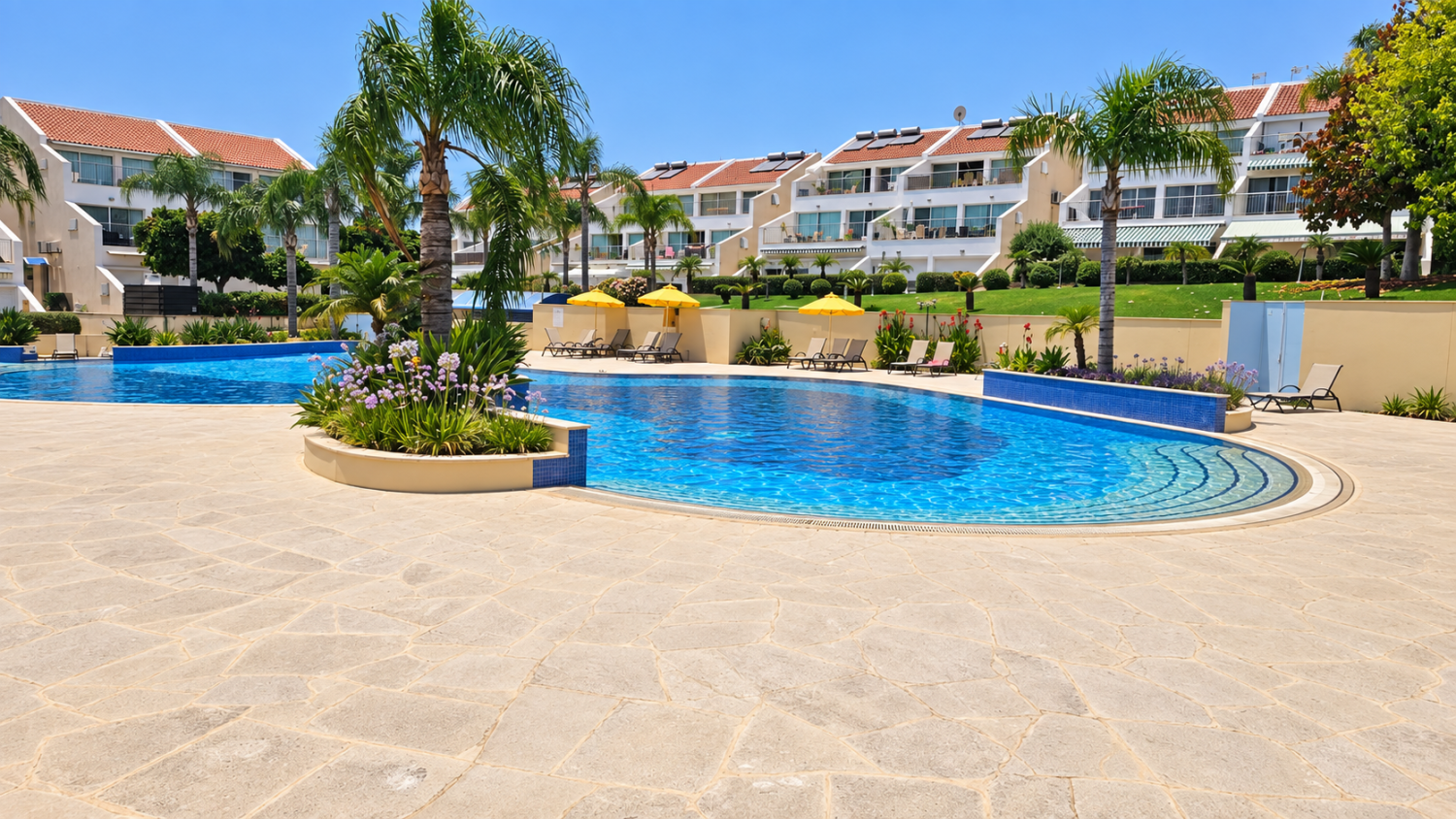 2 dormitorios Apartamento en Germasogeia, Limassol, Chipre No. 62013