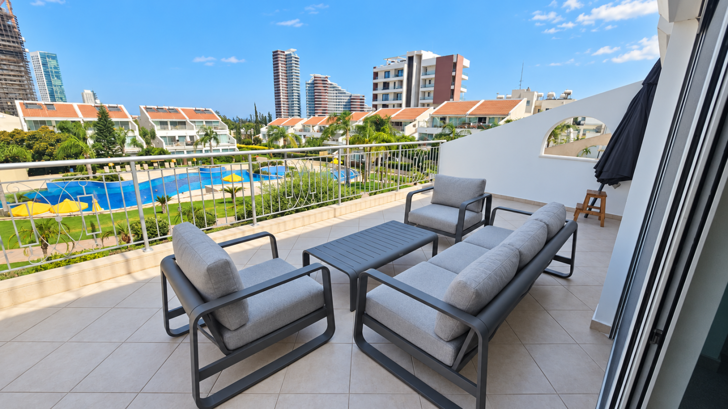 2 dormitorios Apartamento en Germasogeia, Limassol, Chipre No. 62013
