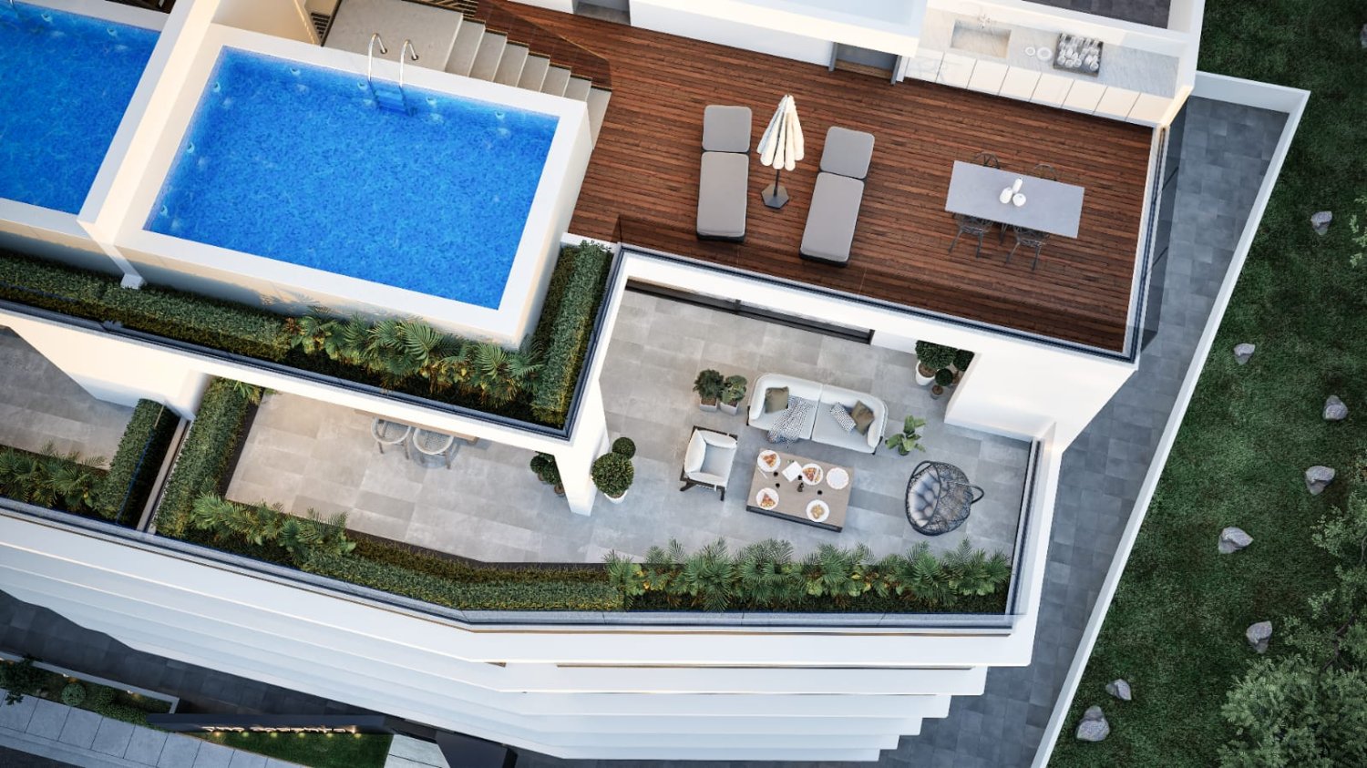 3 chambres Penthouse à Larnaca, Larnaka, Chypre No. 64359