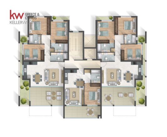 2 dormitorios Apartamento en Larnaca, Larnaka, Chipre No. 60036