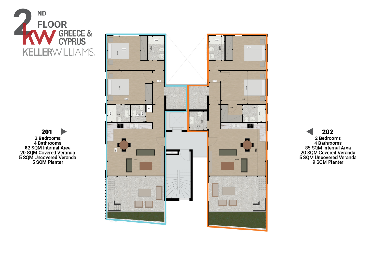 2 chambres Appartement à Aglandjia, Nicosia, Chypre No. 62905