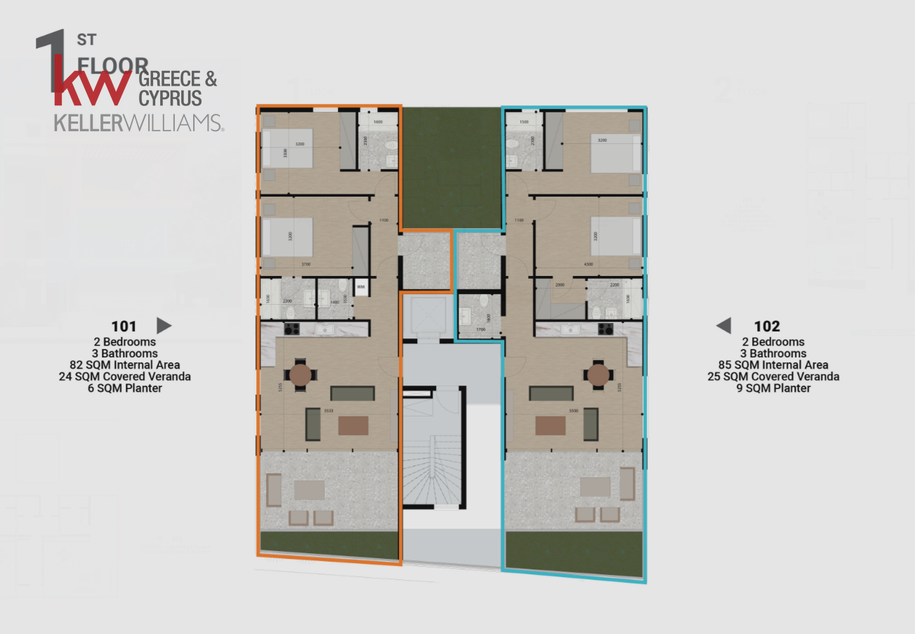 2 chambres Appartement à Aglandjia, Nicosia, Chypre No. 62905