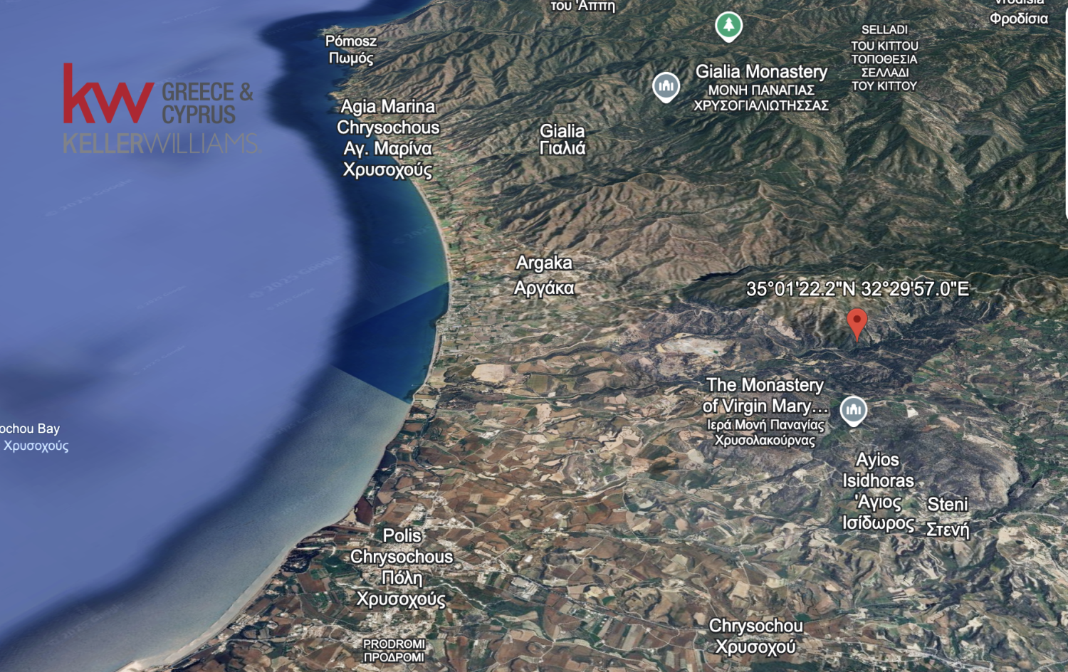 6400m2 Terrain à Kynousa, Paphos, Chypre No. 61252