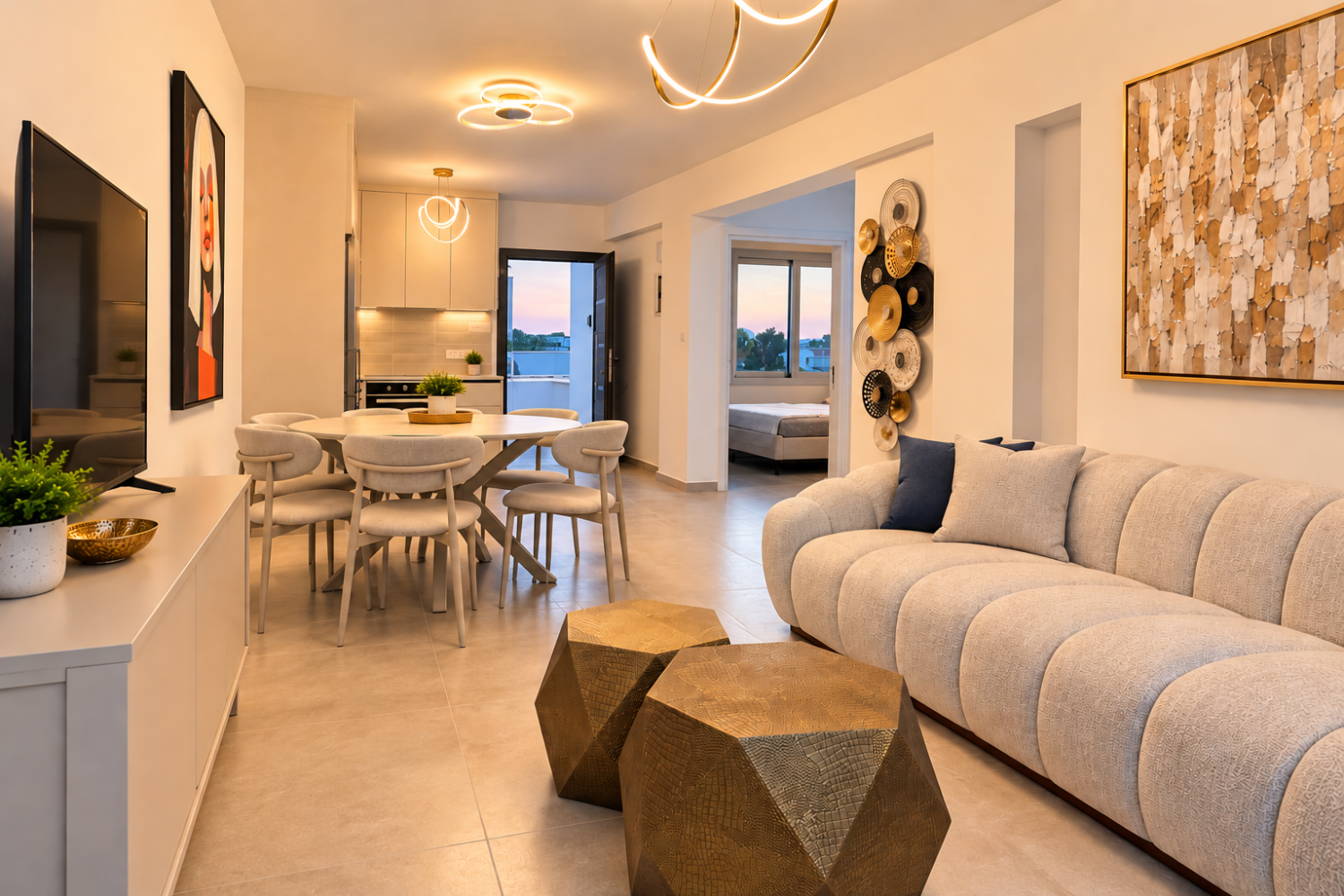 2 chambres Appartement à Larnaca, Larnaka, Chypre No. 62427