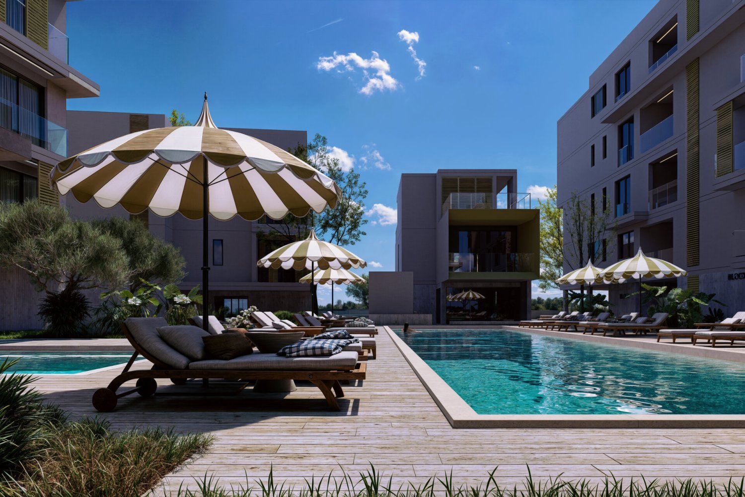 2 dormitorios Apartamento en Geroskípou, Paphos, Chipre No. 58962