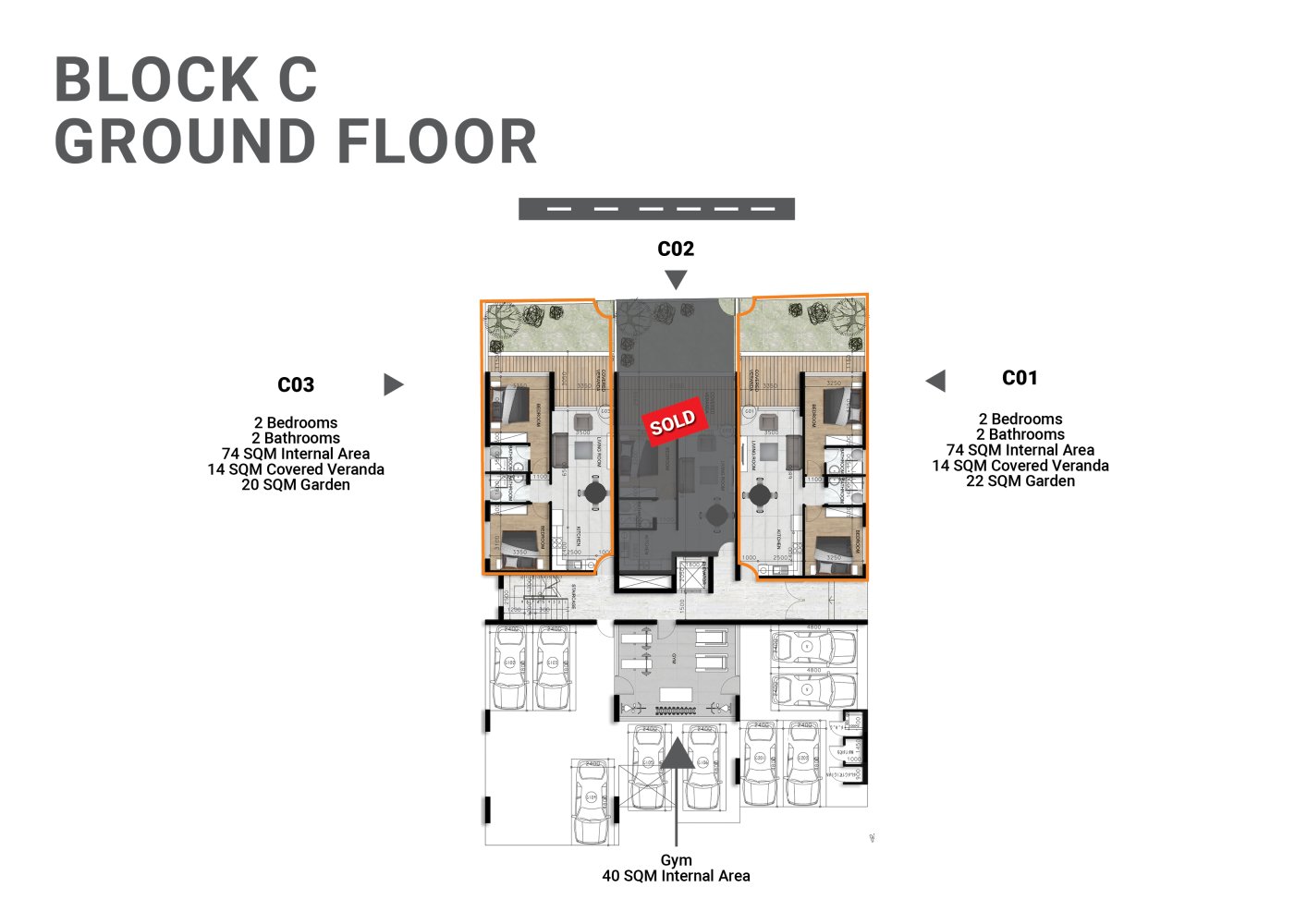 2 dormitorios Apartamento en Larnaca, Larnaka, Chipre No. 65270