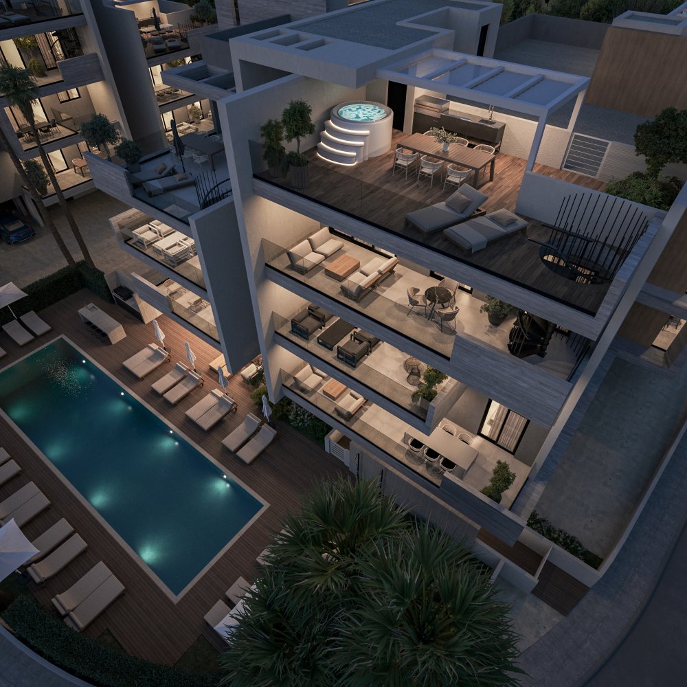 1 dormitorio Apartamento en Dromolaxia, Larnaka, Chipre No. 63176