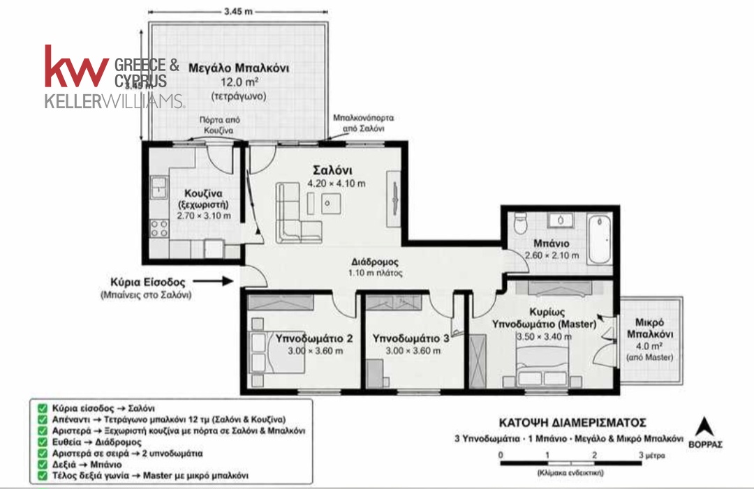 3 bedrooms Apartment in Nicosia, Cyprus No. 61305