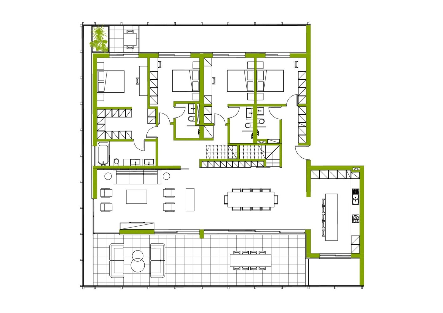 4 bedrooms Penthouse in Agios Athanasios, Limassol, Cyprus No. 58976