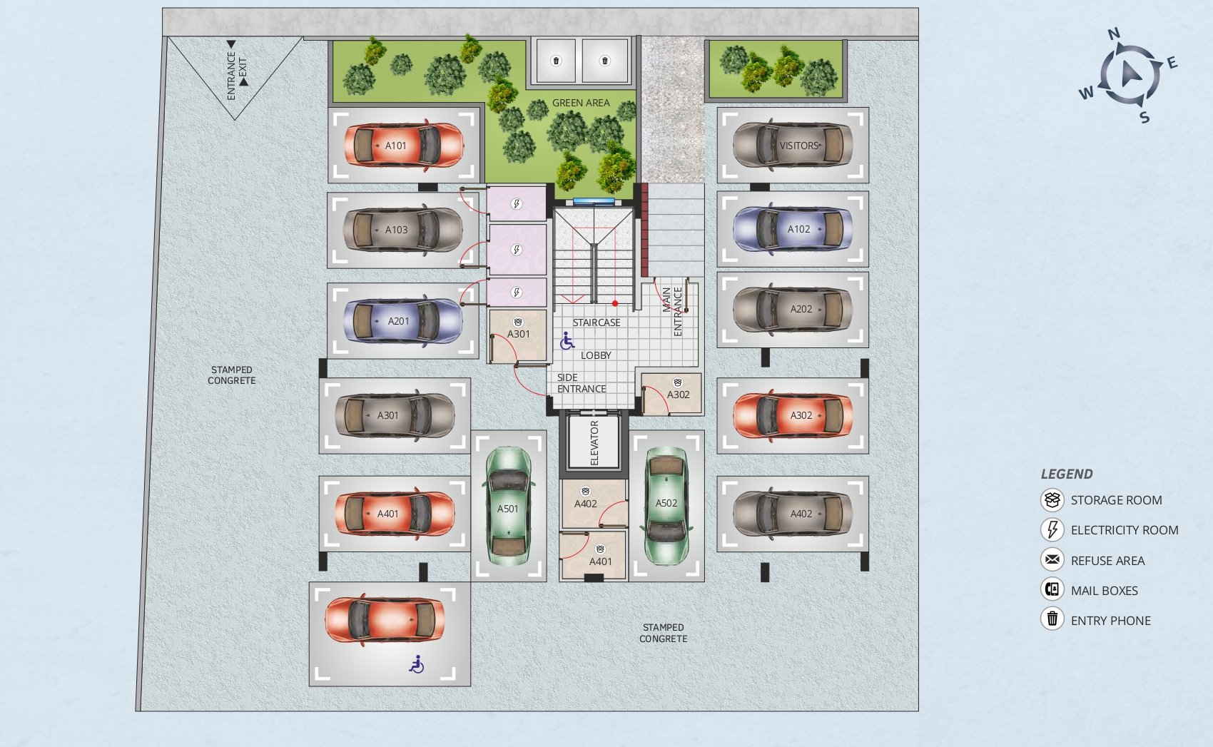 2 dormitorios Apartamento en Larnaca, Larnaka, Chipre No. 23362