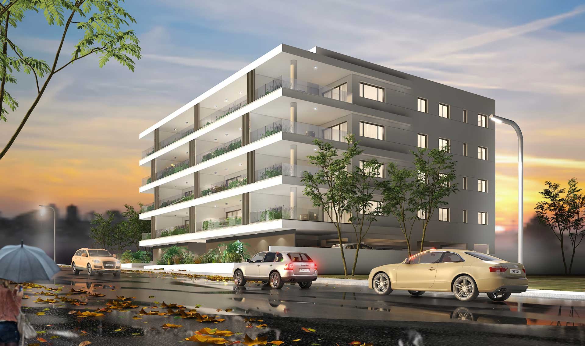 2 bedrooms Apartment in Strovolos, Nicosia, Cyprus No. 23398