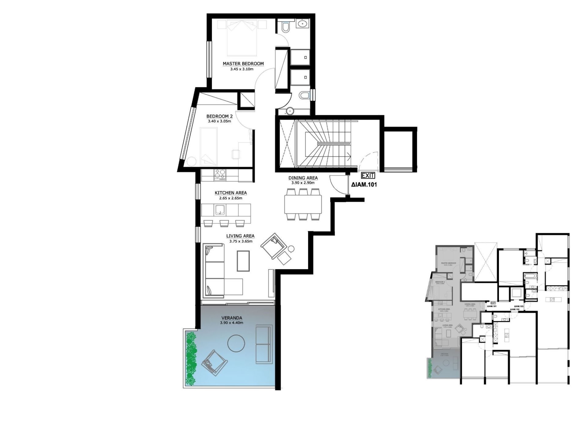 2 bedrooms Apartment in Aglandjia, Nicosia, Cyprus No. 23417
