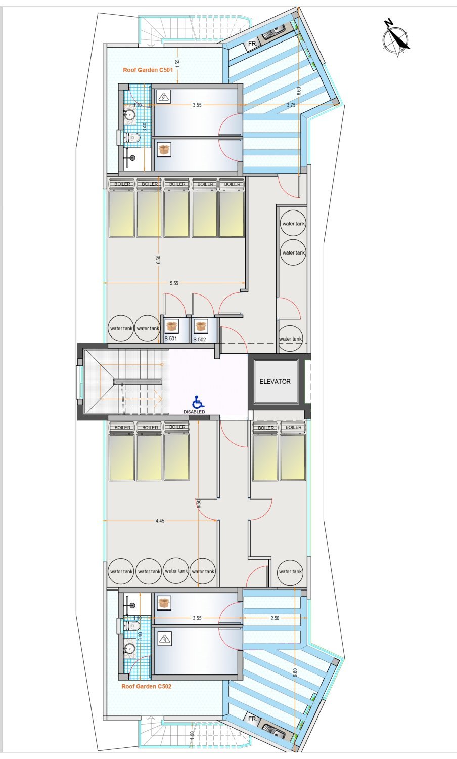 2 chambres Appartement à Larnaca, Larnaka, Chypre No. 23356